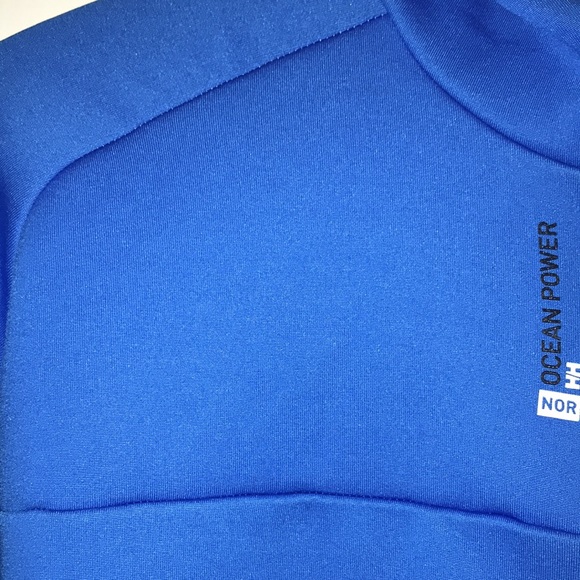 🧵 Helly Hansen Blue Pullover Hoodie - Picture 5 of 5